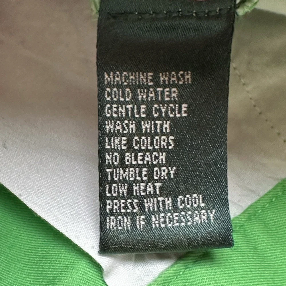 Vintage LAUREN RALPH LAUREN Barbados Grass Green Women's‎ Shorts Ribbon Belt